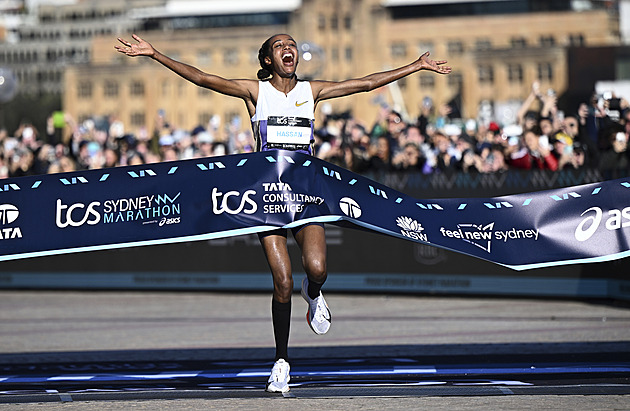 Hassanová vyhrála maraton v Sydney a výrazně vylepšila traťový rekord