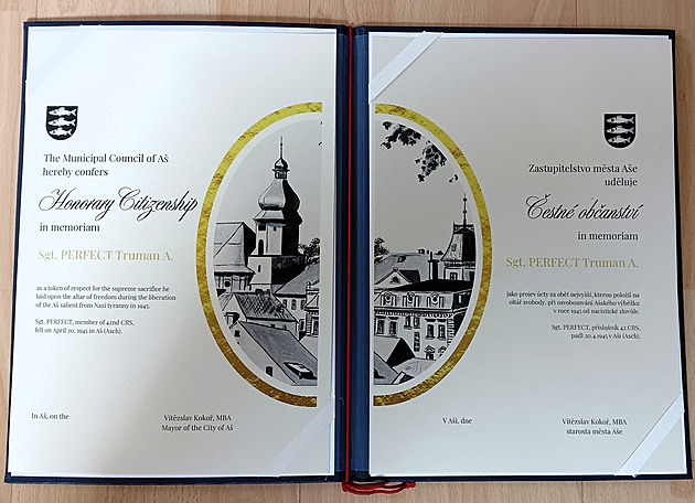 Padli při osvobozování Aše, teď od města dostanou čestné občanství