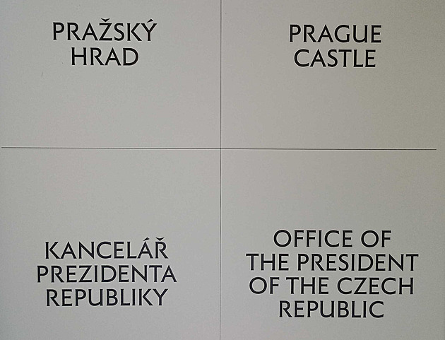 Pražský hrad dostává jinou tvář. Novým logem bude jednoduchý nápis