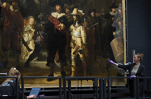 Rembrandt se v Noční hlídce inspiroval jiným malířem, psa ztvárnil podobně