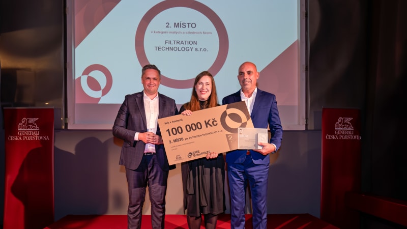 Známe vítěze SME EnterPRIZE 2025: Filtration Technology získalo druhé místo za svůj ekologický přístup
