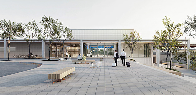 Elegantní a střídmé. V Chomutově vybrali podobu nového nádraží za miliardy