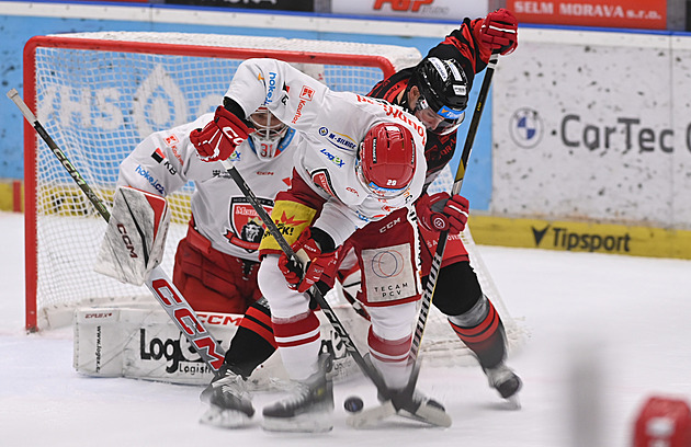 ONLINE: Olomouc ve sváteční dohrávce čelí Hradci. Rozšíří Východočeši vítěznou sérii?