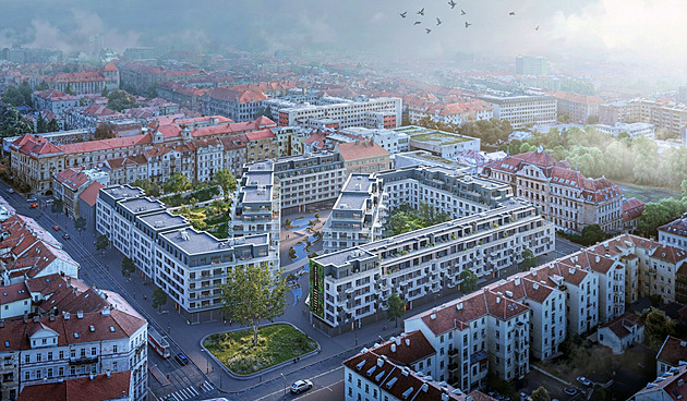 Kráter v centru Brna mizí. Místo něj vyroste bytový komplex za miliardy